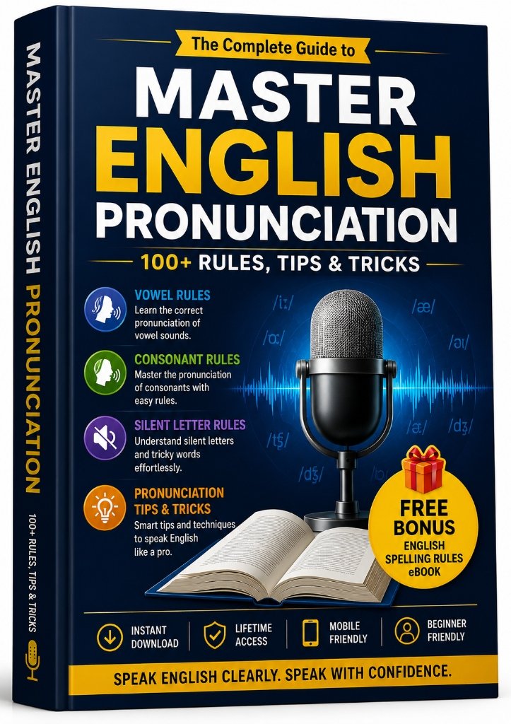 Master English Pronunciation 3D eBook Cover